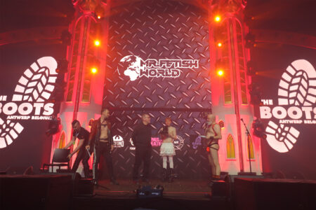 Mr. Fetish World 2026 competition during Beyond Darklands.