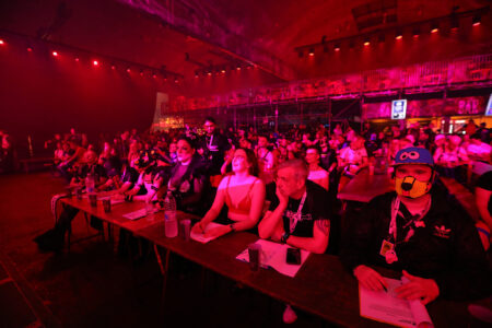 Mr. Fetish World 2026 competition during Beyond Darklands.