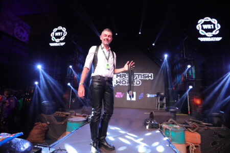 Mr. Fetish World 2026 competition during Beyond Darklands.