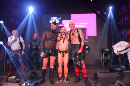 Mr. Fetish World 2026 competition during Beyond Darklands.