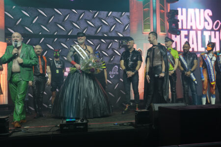 Mr. Fetish World 2026 competition during Beyond Darklands.