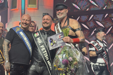 Mr. Fetish World 2026 competition during Beyond Darklands.