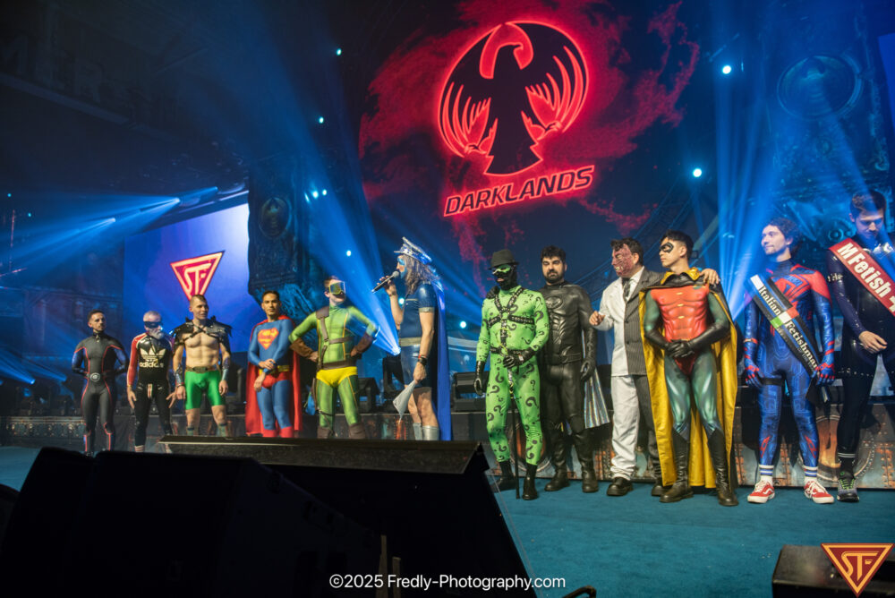 International Superhero Fetish Contest 2025 during Darklands 2025. © Fredly Photography