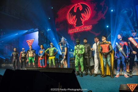 International Superhero Fetish Contest 2025 during Darklands 2025. © Fredly Photography