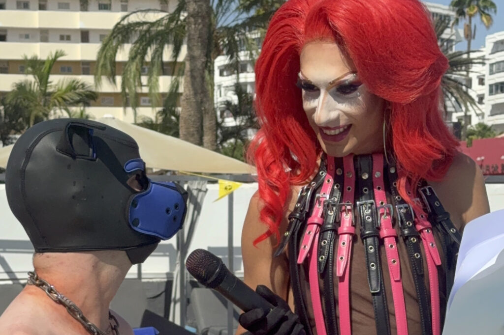 Miss Foguen during Darklands Wet & Wild Pool Party 2025 at Axel Beach Maspalomas