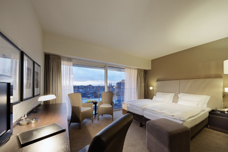 Lindner Hotel Antwerp - Twin Beds City View with balcony
