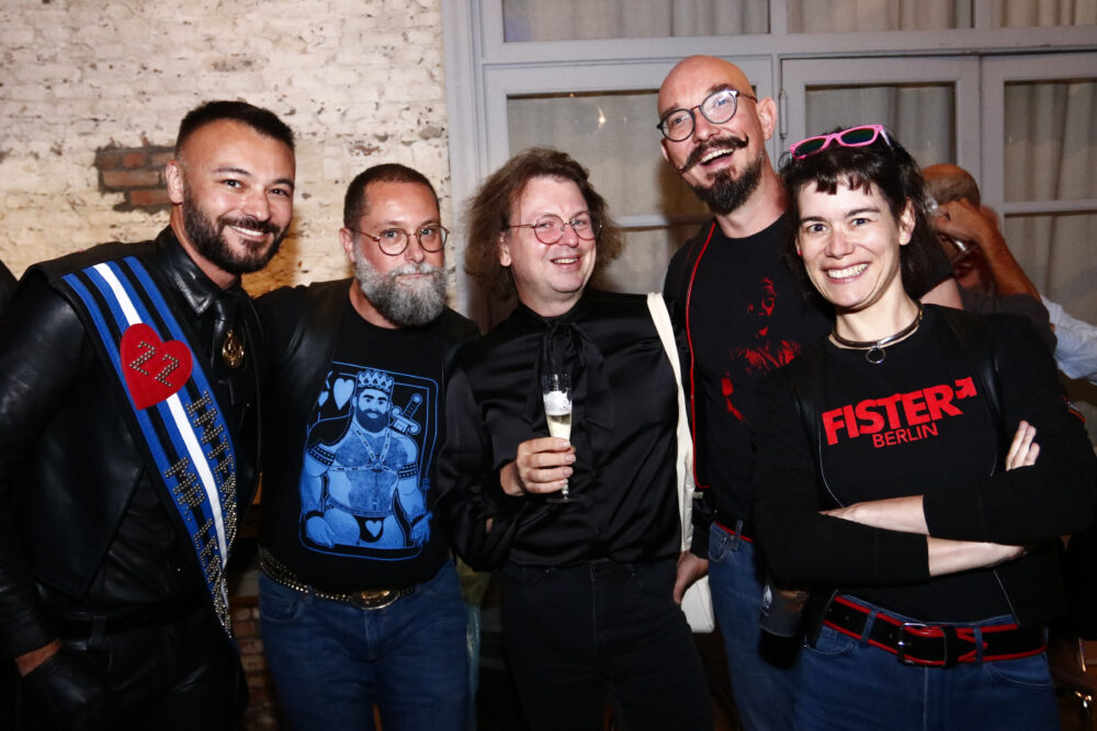 Group photo during the Darklands Crew Party 2024.