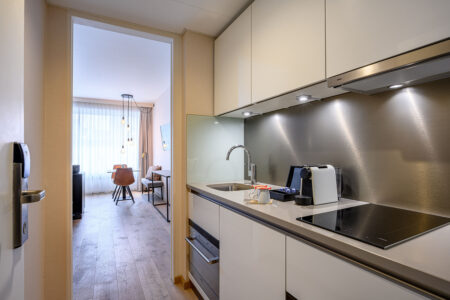 PREMIER SUITES Antwerp - Executive double room kitchen