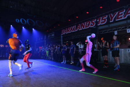 PupSoccer during Darklands 2025