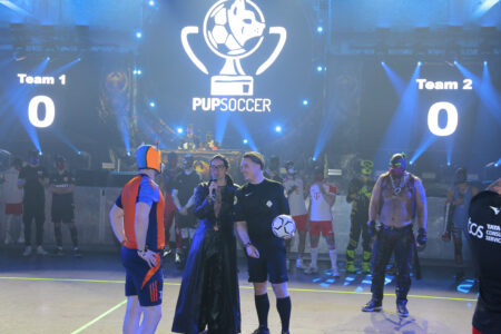 PupSoccer during Darklands 2025