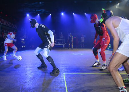 PupSoccer during Darklands 2025