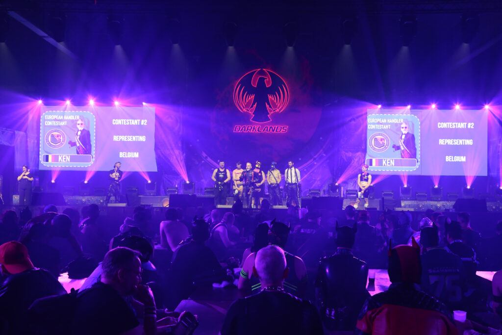 Contestants for European Puppy & Handler 2025 during Darklands.